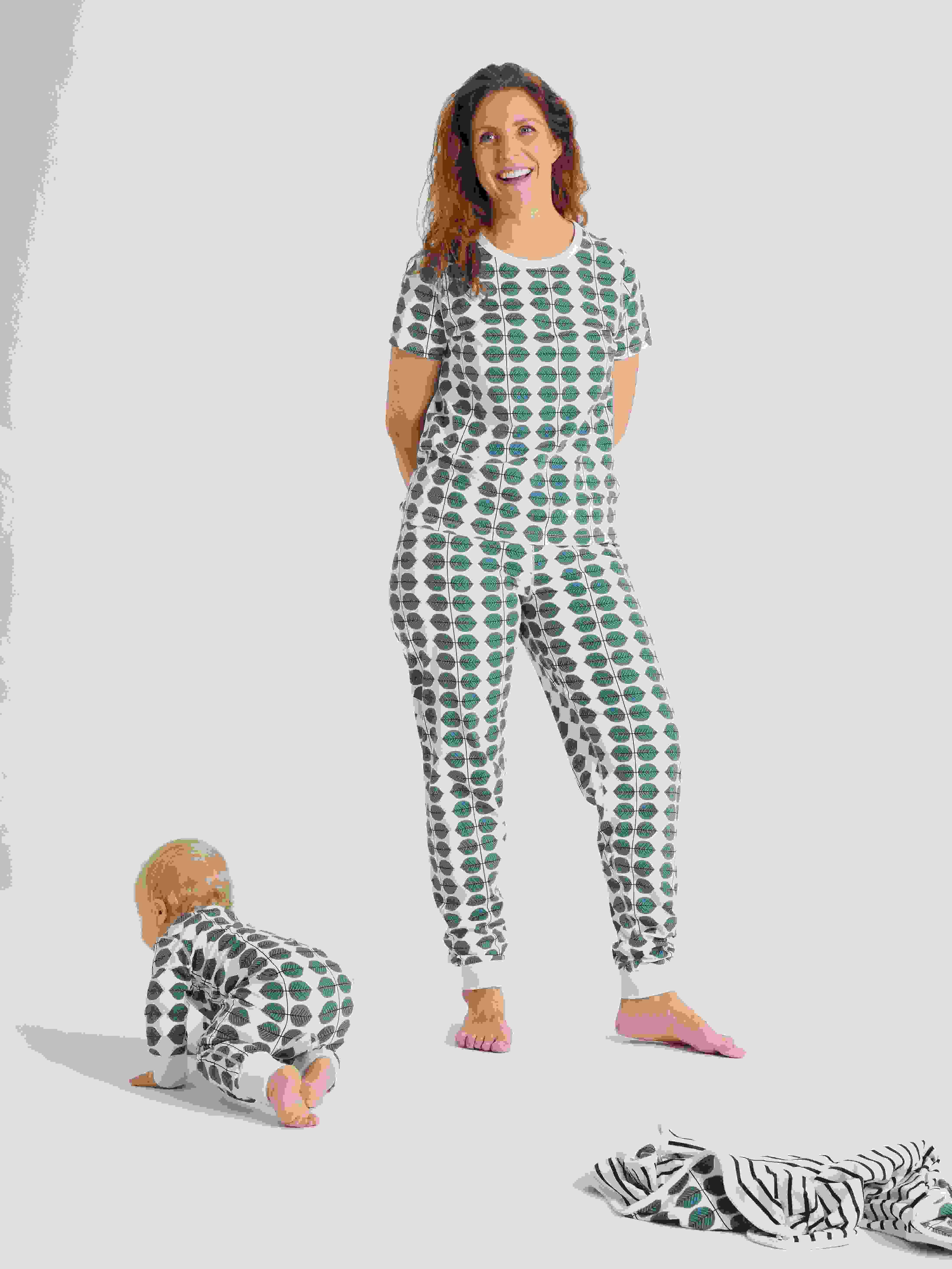 Kurzärmliger Schlafanzug für Erwachsene, Berså-Motiv