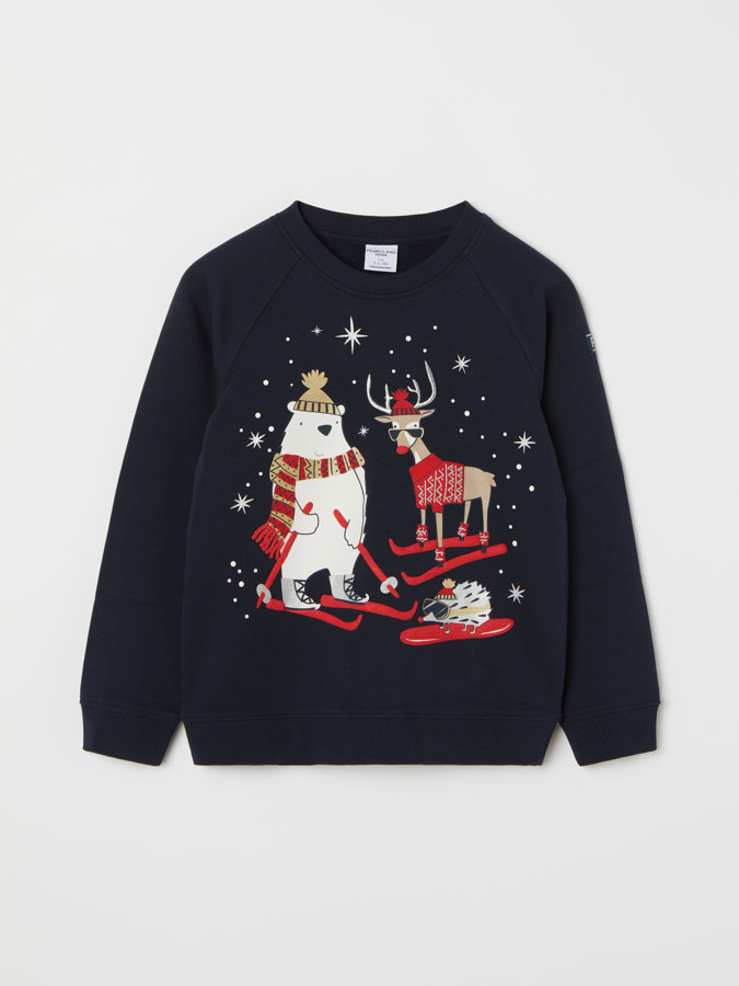 Sweatshirt, Wintermotiv