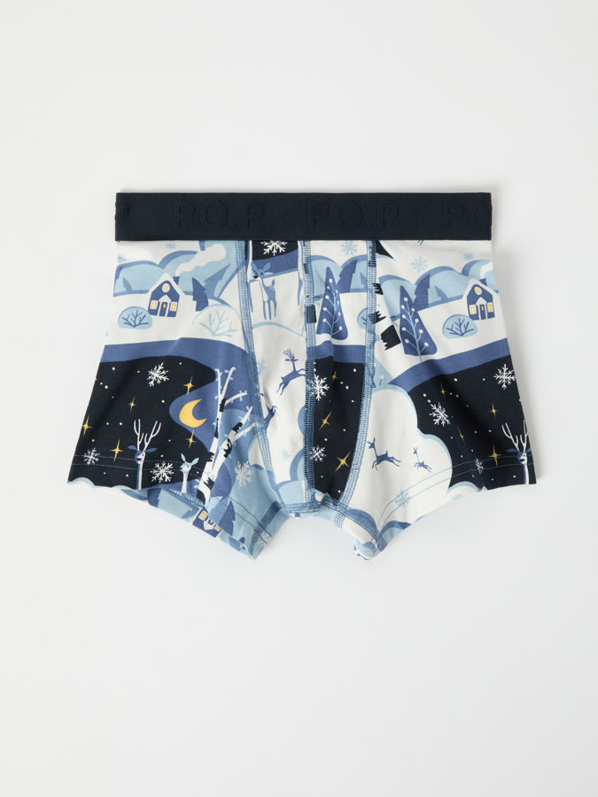 Boxershorts, Winterlandschaft