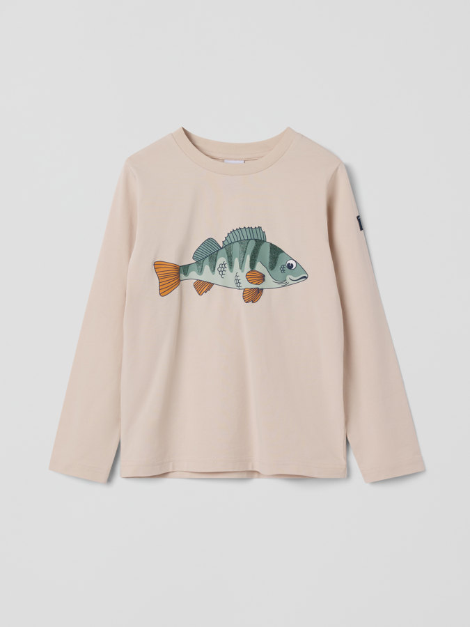 Langärmeliges T-Shirt, Fische