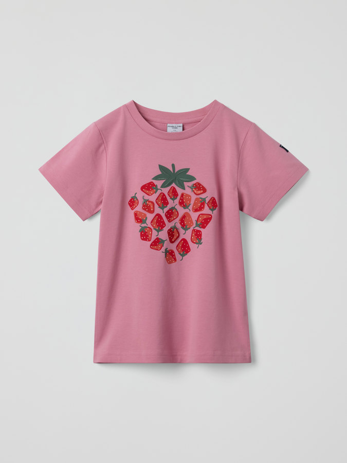 T-Shirt, Erdbeermotiv T-Shirt, Erdbeermotiv