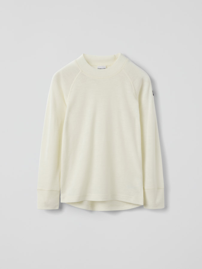 Langes Unterhemd aus Merinowolle Langes Unterhemd aus Merinowolle