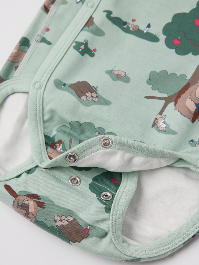 Verlängerbarer Wickelbody Biber Verlängerbarer Wickelbody Biber