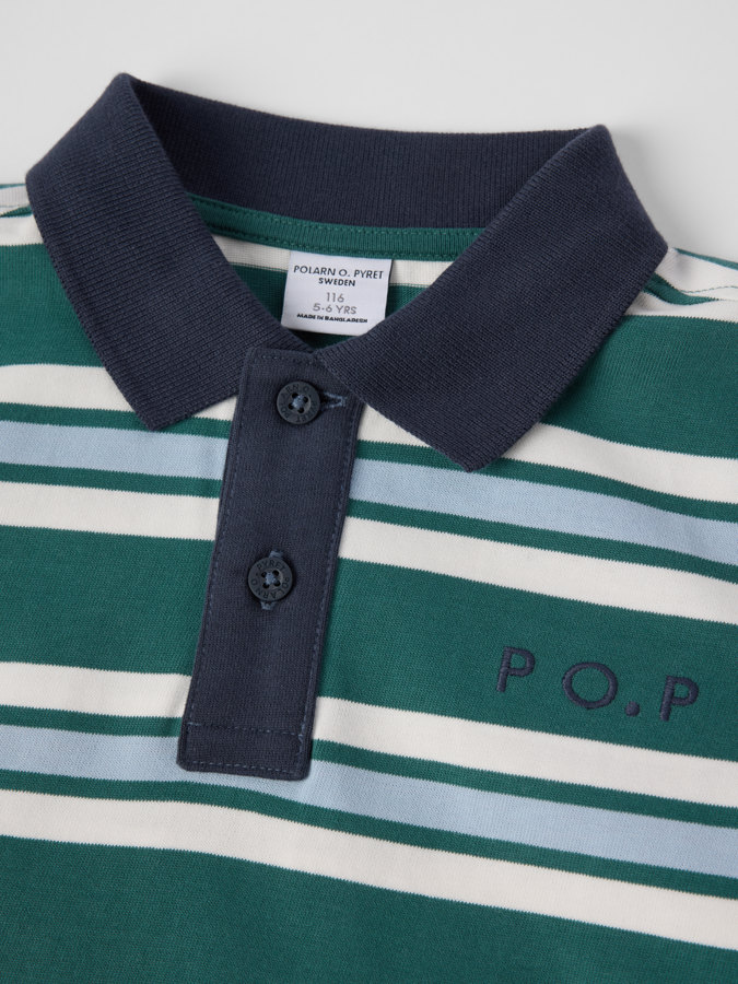 Langärmliges Rugbyshirt gestreiftes Langärmliges Rugbyshirt gestreiftes