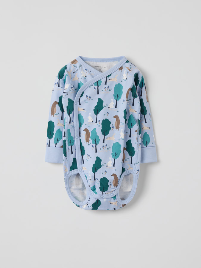 Verlängerbarer Wickelbody Wald Verlängerbarer Wickelbody Wald