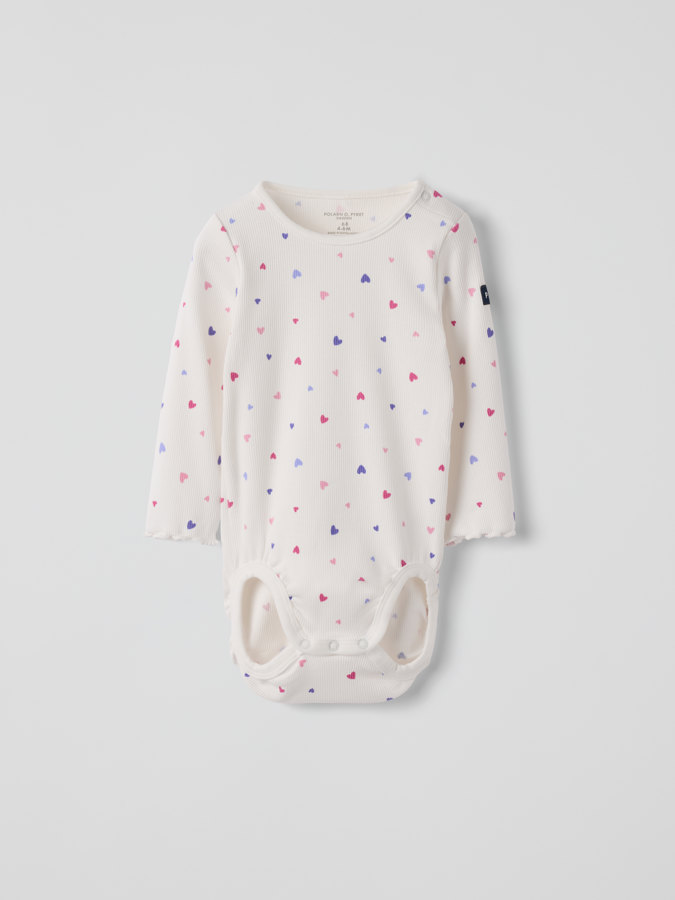 Gerippter Body Herzen Gerippter Body Herzen