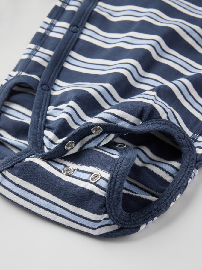 Verlängerbarer Wickelbody gestreift Verlängerbarer Wickelbody gestreift