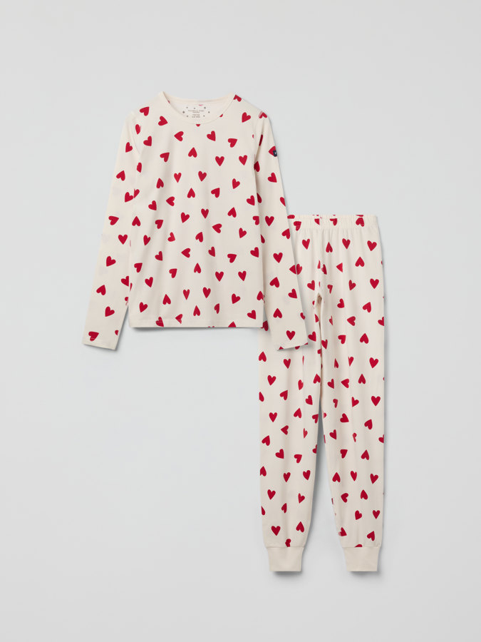 Schlafanzug für Erwachsene, Herzen Schlafanzug für Erwachsene, Herzen