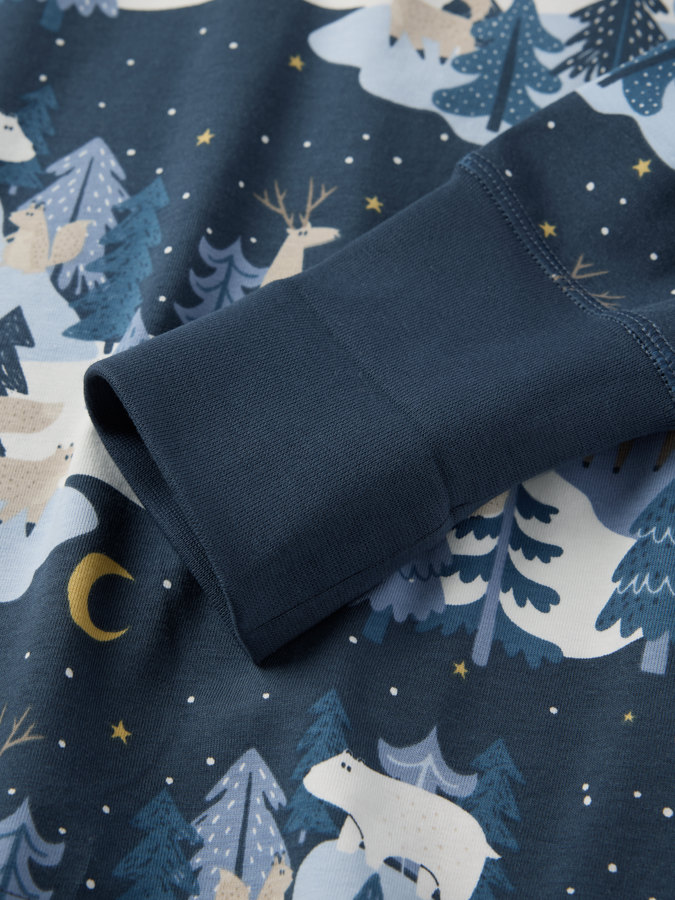 Schlafanzug, Wintermotiv Schlafanzug, Wintermotiv