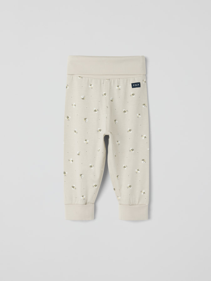 Hose mit umklappbaren Bündchen, Bienen Hose mit umklappbaren Bündchen, Bienen