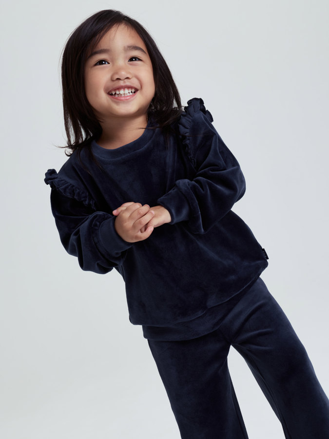 Velourpullover Velourpullover