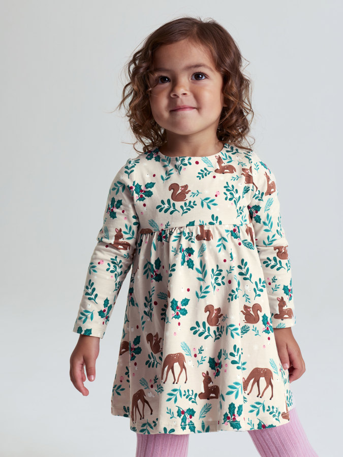 Weihnachts-Drehkleid Weihnachts-Drehkleid